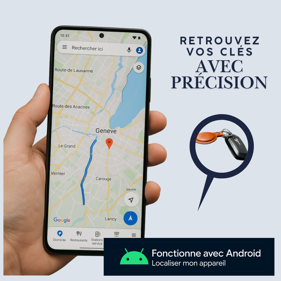 Tracker porte-clé Android