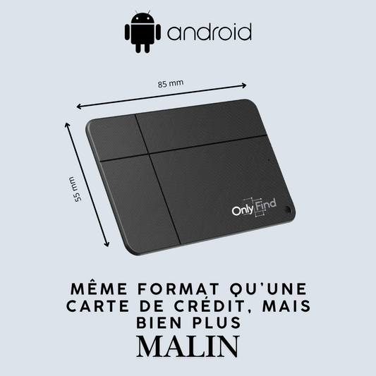 Carte de localisation portefeuille Android