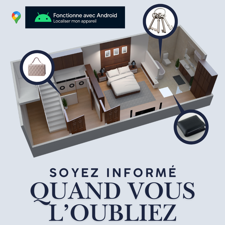 Tracker porte-clé Android