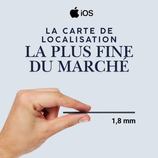Carte de localisation portefeuille iOS